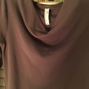 indigenous Tops - Dark gray Indigenous drape neck knit top. indigenous Tops - Dark gray Indigenous drape neck knit top.